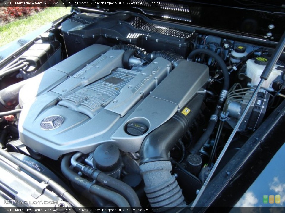 5.5 Liter AMG Supercharged SOHC 32-Valve V8 Engine for the 2011 Mercedes-Benz G #62930984
