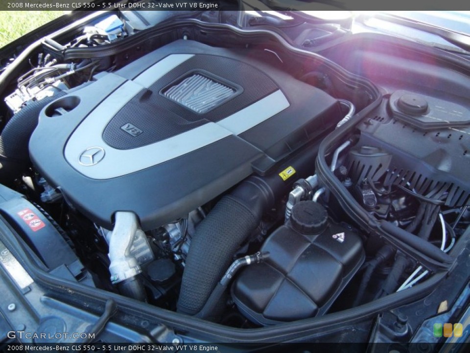 5.5 Liter DOHC 32-Valve VVT V8 Engine for the 2008 Mercedes-Benz CLS #62931638