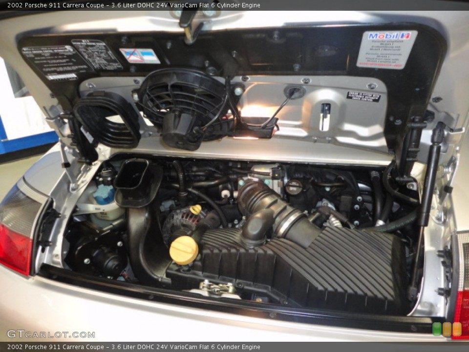3.6 Liter DOHC 24V VarioCam Flat 6 Cylinder Engine for the 2002 Porsche 911 #62937123