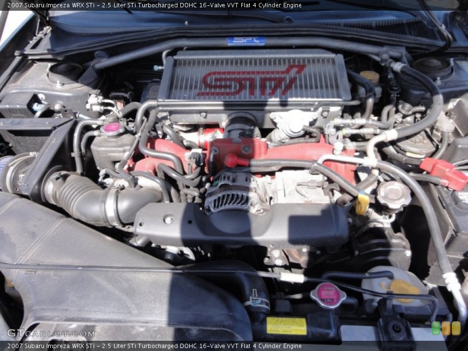 2.5 Liter STi Turbocharged DOHC 16-Valve VVT Flat 4 Cylinder Engine for the 2007 Subaru Impreza #62942933