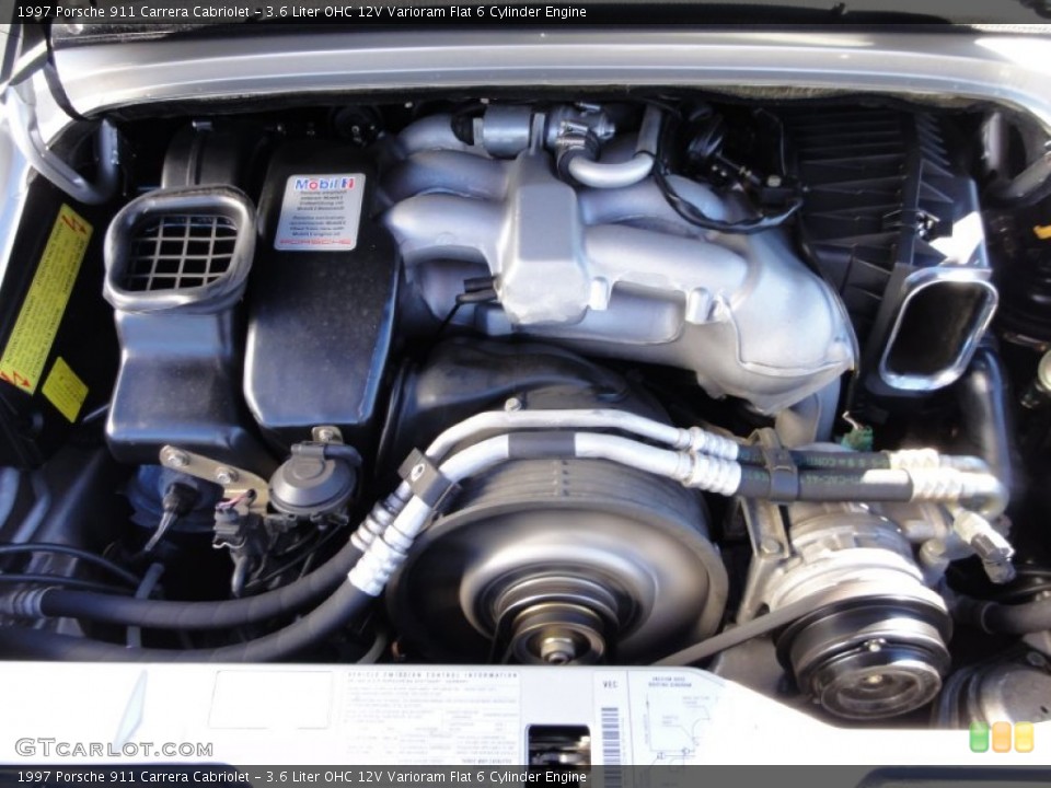 3.6 Liter OHC 12V Varioram Flat 6 Cylinder Engine for the 1997 Porsche 911 #62945049