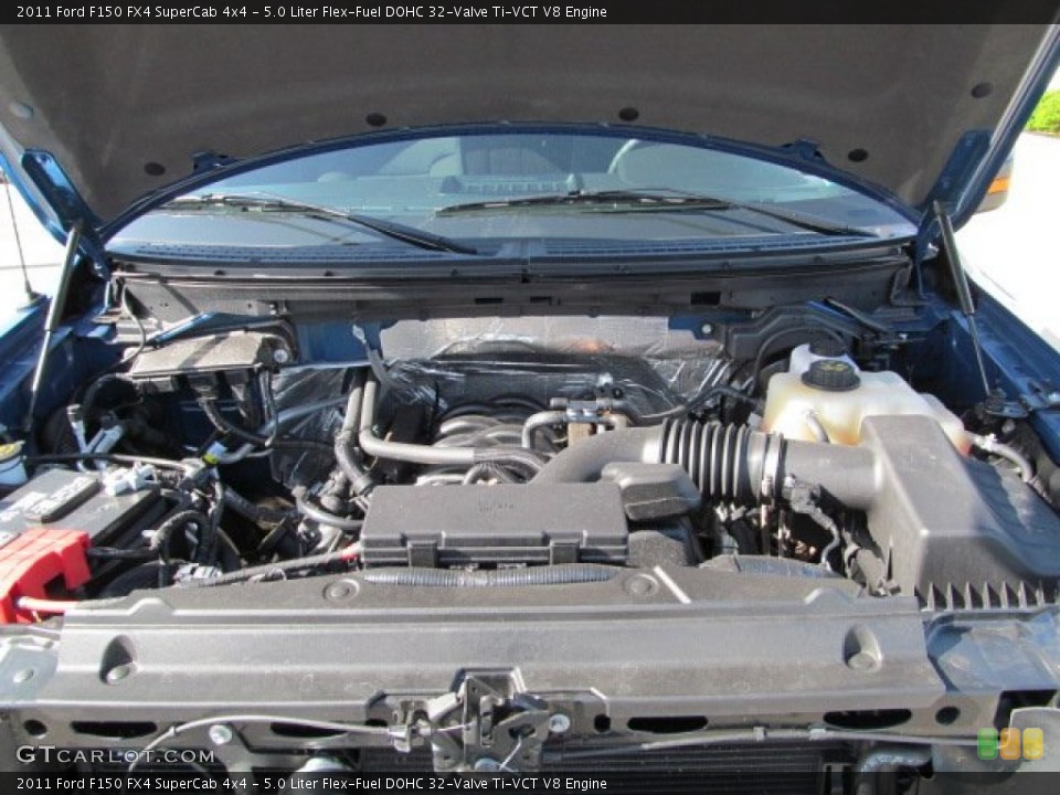 5.0 Liter Flex-Fuel DOHC 32-Valve Ti-VCT V8 Engine for the 2011 Ford F150 #62946373