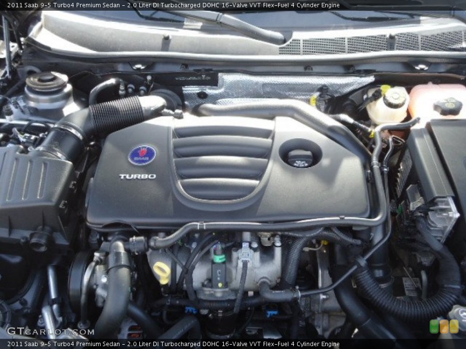 2.0 Liter DI Turbocharged DOHC 16-Valve VVT Flex-Fuel 4 Cylinder Engine for the 2011 Saab 9-5 #62947759