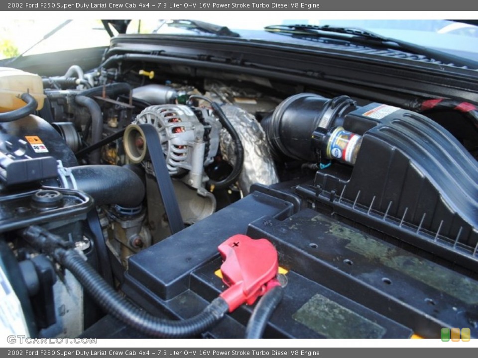 7.3 Liter OHV 16V Power Stroke Turbo Diesel V8 Engine for the 2002 Ford F250 Super Duty #62966199