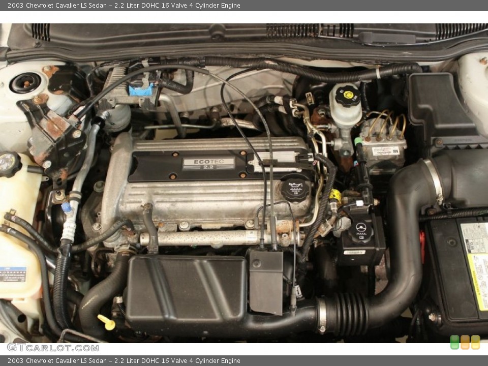 2.2 Liter DOHC 16 Valve 4 Cylinder Engine for the 2003 Chevrolet Cavalier #62974622