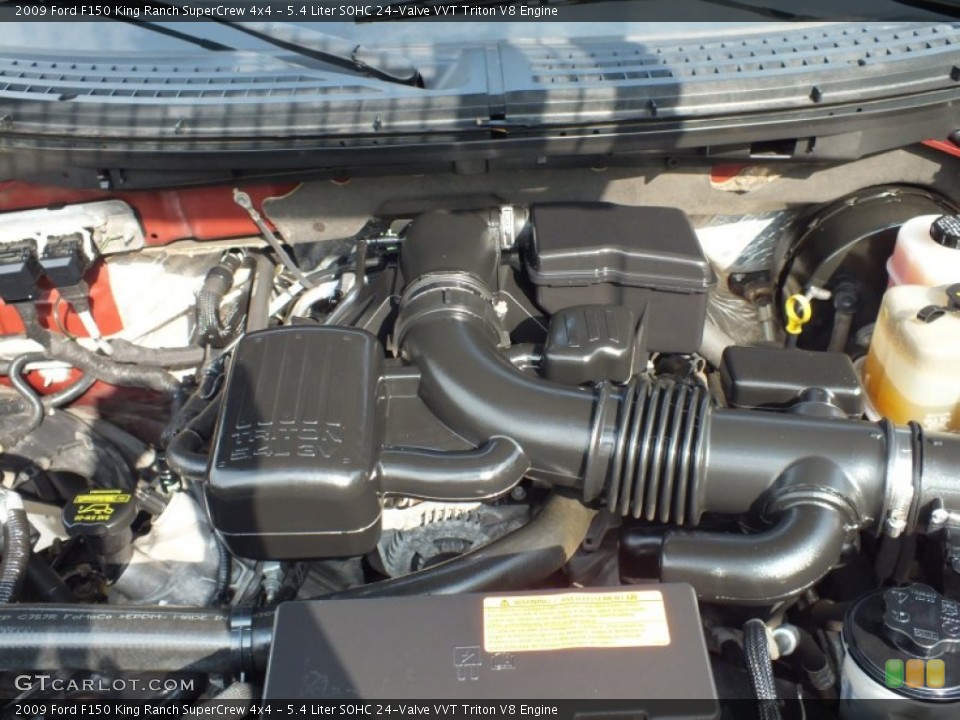 5.4 Liter SOHC 24-Valve VVT Triton V8 Engine for the 2009 Ford F150 #62980580