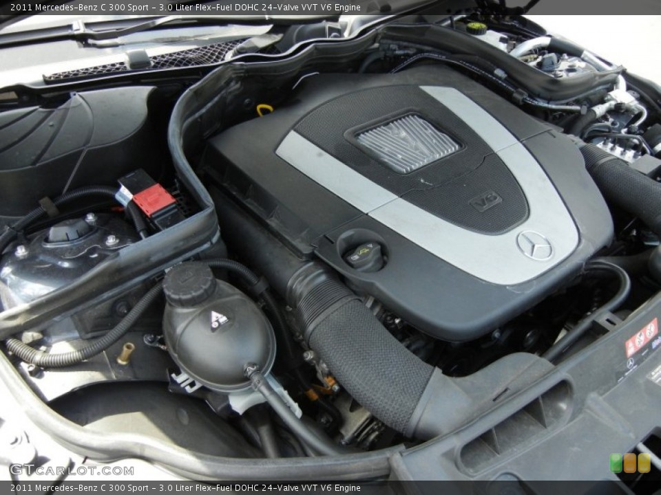 3.0 Liter Flex-Fuel DOHC 24-Valve VVT V6 Engine for the 2011 Mercedes-Benz C #63002220