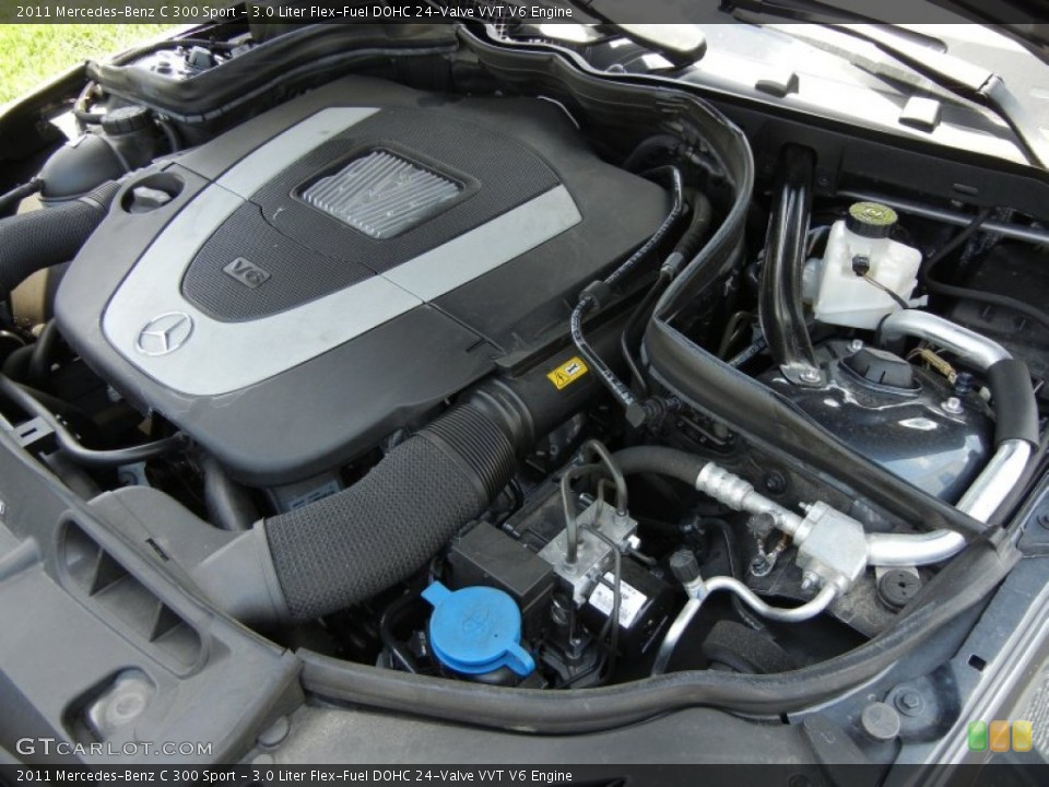 3.0 Liter Flex-Fuel DOHC 24-Valve VVT V6 Engine for the 2011 Mercedes-Benz C #63002230