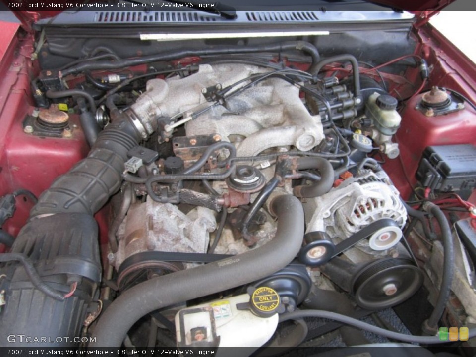 3.8 Liter OHV 12-Valve V6 Engine for the 2002 Ford Mustang #63002759