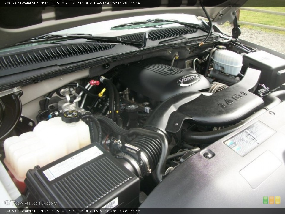 5.3 Liter OHV 16-Valve Vortec V8 2006 Chevrolet Suburban Engine