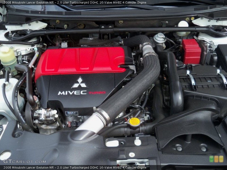 2.0 Liter Turbocharged DOHC 16-Valve MIVEC 4 Cylinder Engine for the 2008 Mitsubishi Lancer Evolution #63020699