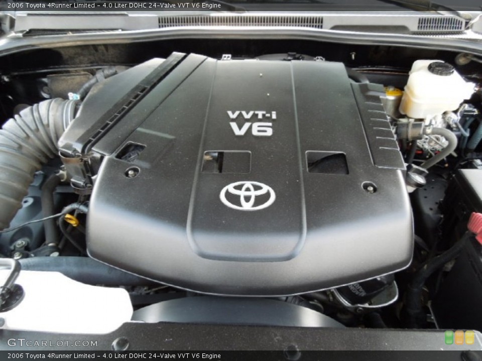 4.0 Liter DOHC 24-Valve VVT V6 2006 Toyota 4Runner Engine