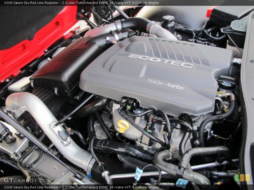 2.0 Liter Turbocharged DOHC 16-Valve VVT 4 Cylinder Engine for the 2008 Saturn Sky #63050989