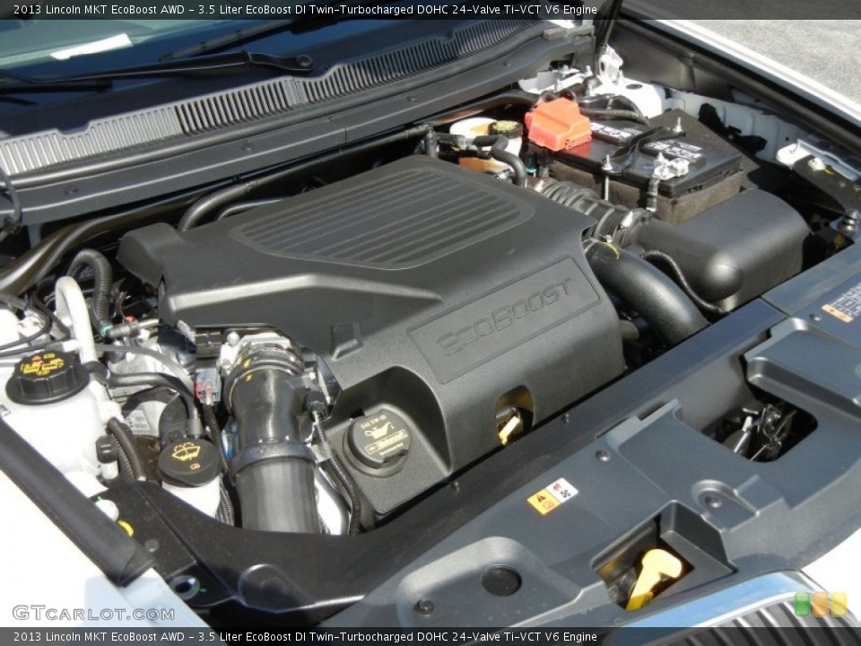 3.5 Liter EcoBoost DI Twin-Turbocharged DOHC 24-Valve Ti-VCT V6 Engine for the 2013 Lincoln MKT #63057574