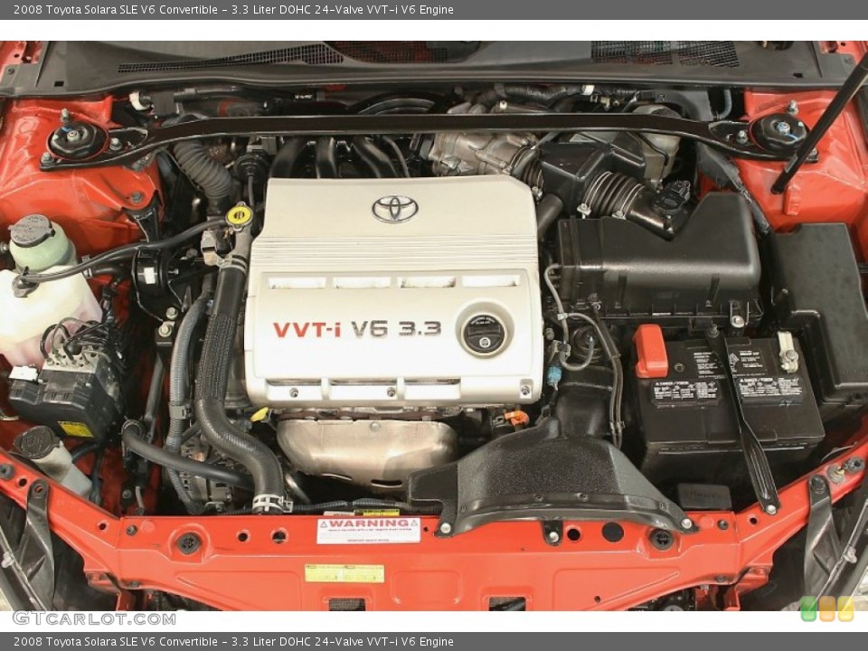 3.3 Liter DOHC 24-Valve VVT-i V6 Engine for the 2008 Toyota Solara #63062623