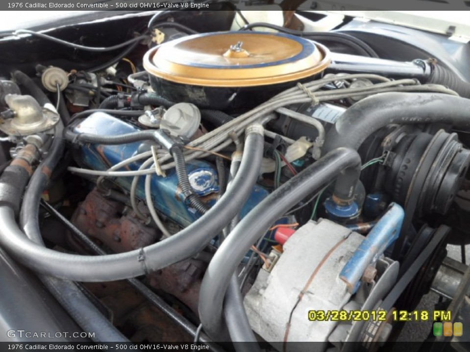 500 cid OHV16-Valve V8 Engine for the 1976 Cadillac Eldorado #63066250