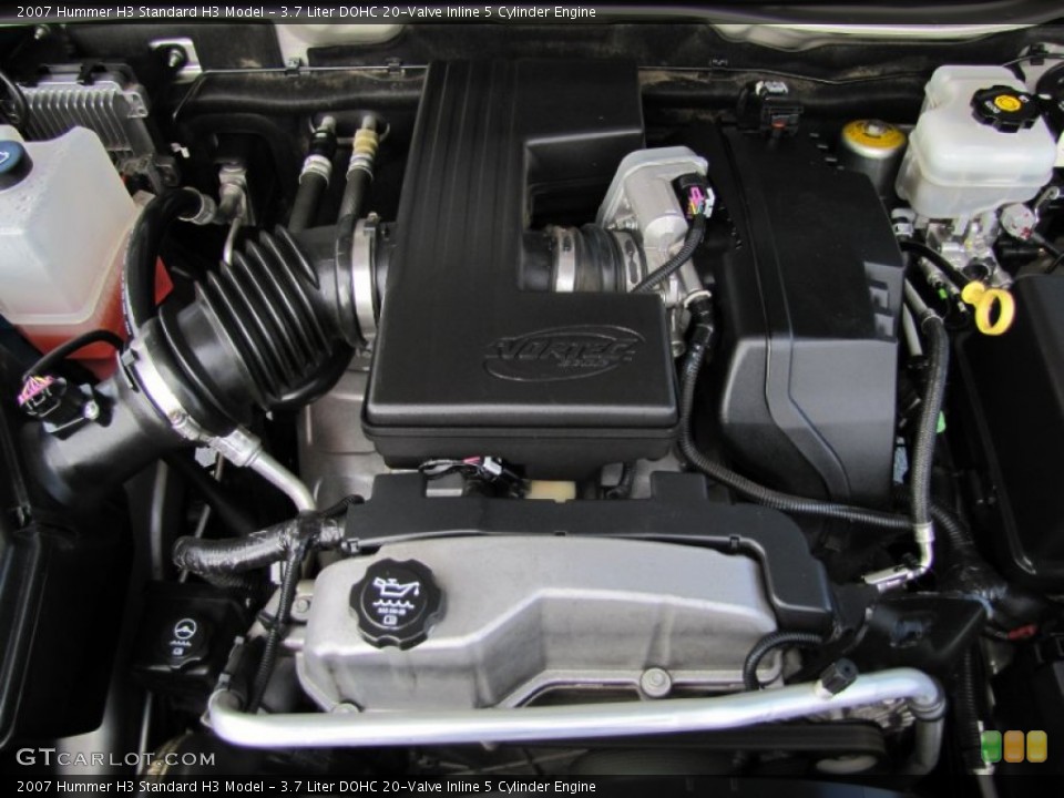 3.7 Liter DOHC 20-Valve Inline 5 Cylinder Engine for the 2007 Hummer H3 #63067480