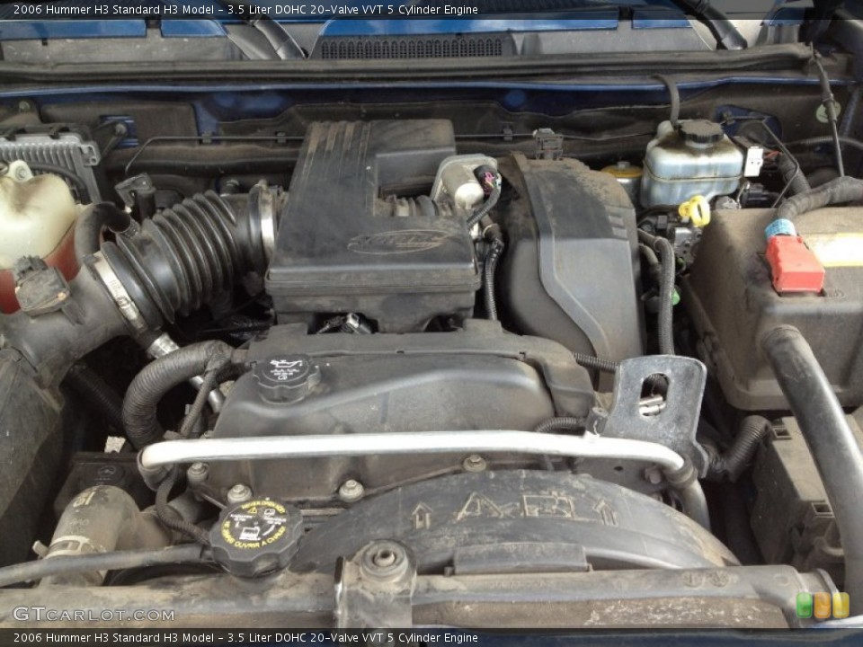3.5 Liter DOHC 20-Valve VVT 5 Cylinder Engine for the 2006 Hummer H3 #63075626