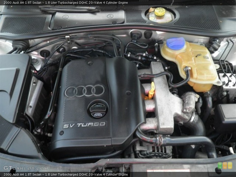 1.8 Liter Turbocharged DOHC 20-Valve 4 Cylinder 2000 Audi A4 Engine