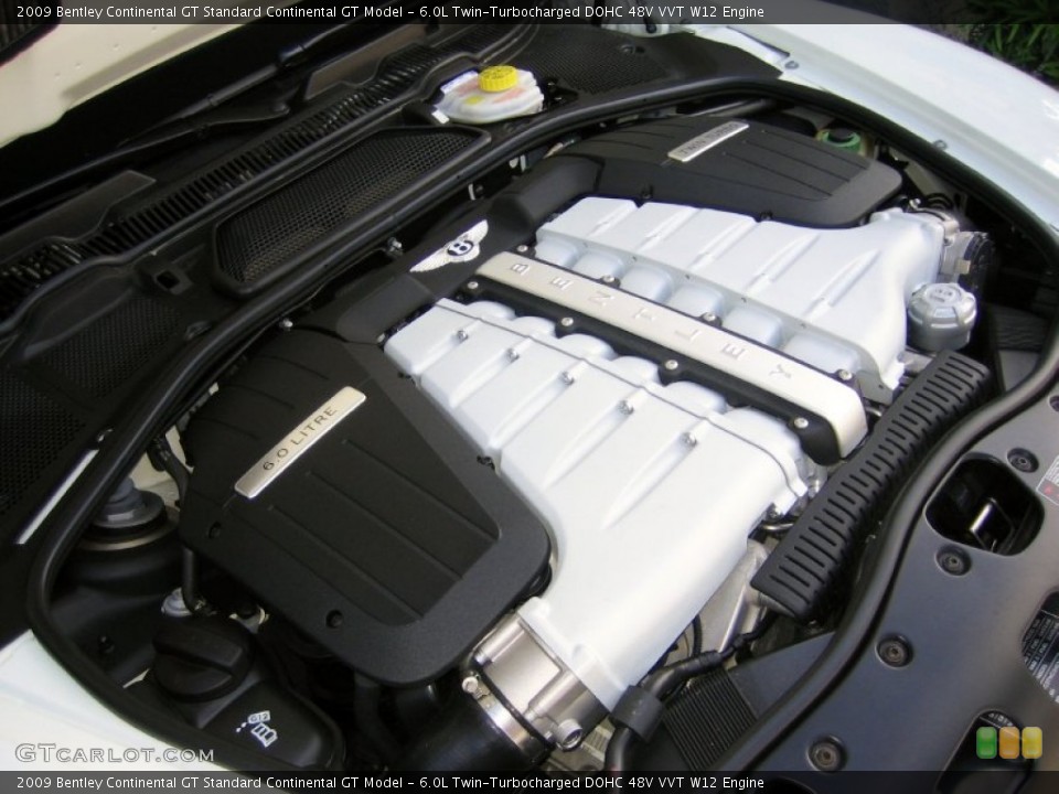 6.0L Twin-Turbocharged DOHC 48V VVT W12 Engine for the 2009 Bentley Continental GT #63087205