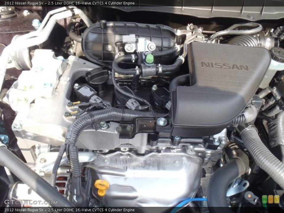 2.5 Liter DOHC 16-Valve CVTCS 4 Cylinder Engine for the 2012 Nissan Rogue #63093533