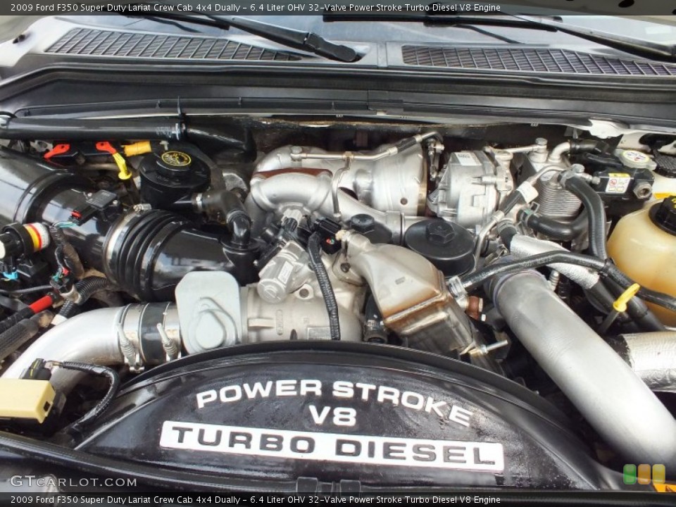 6.4 Liter OHV 32-Valve Power Stroke Turbo Diesel V8 Engine for the 2009 Ford F350 Super Duty #63101976
