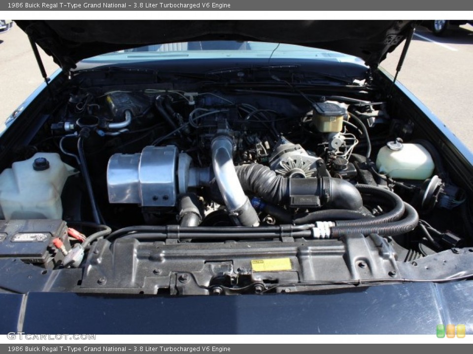 3.8 Liter Turbocharged V6 Engine for the 1986 Buick Regal #63105509