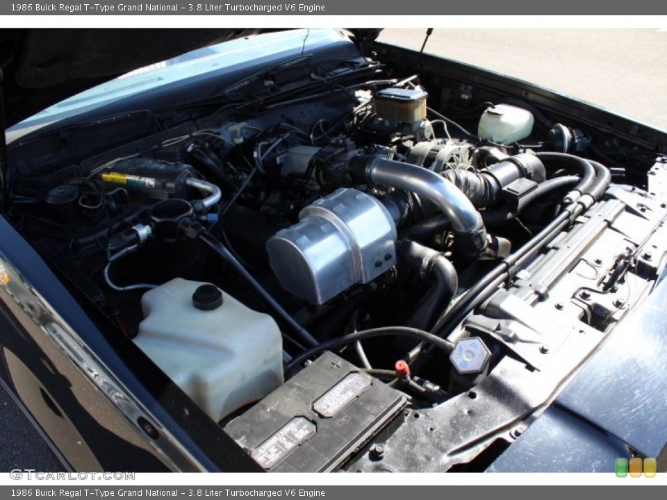 3.8 Liter Turbocharged V6 Engine for the 1986 Buick Regal #63105521