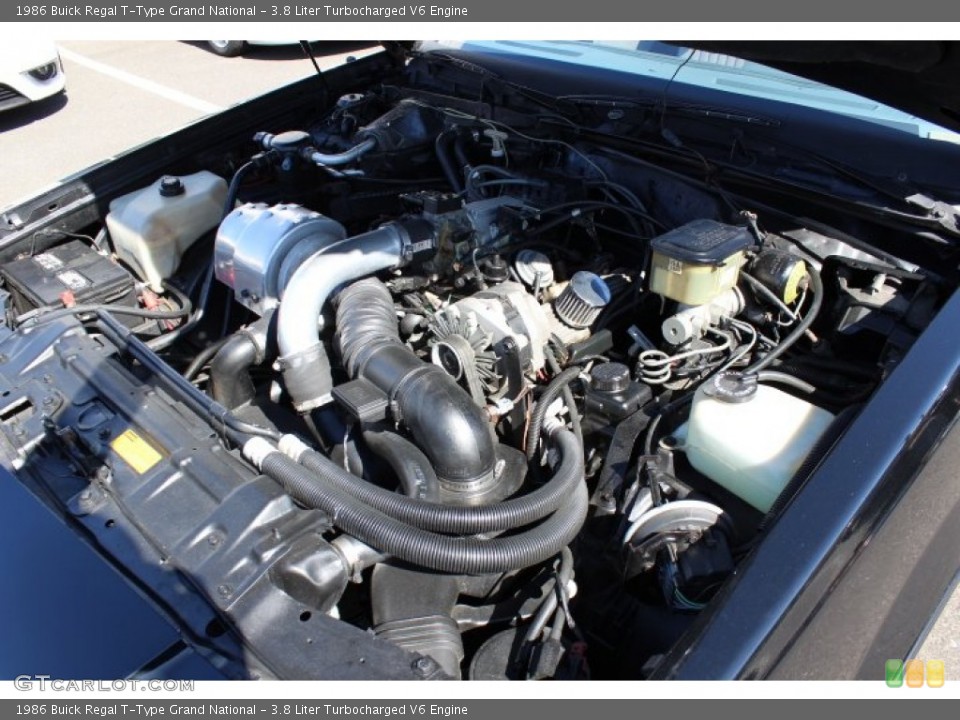 3.8 Liter Turbocharged V6 Engine for the 1986 Buick Regal #63105530