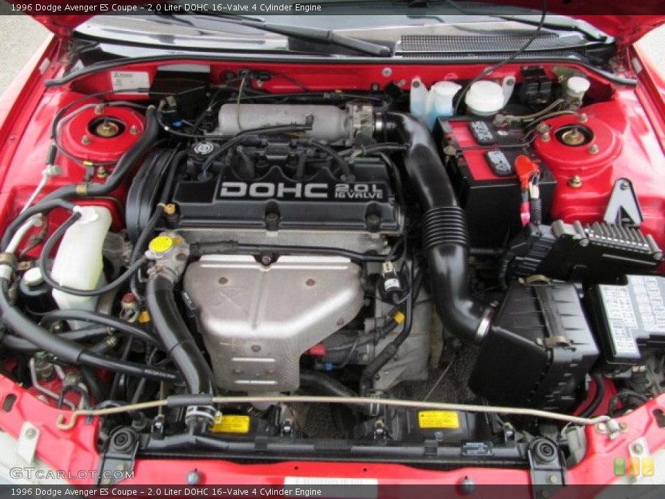 2.0 Liter DOHC 16-Valve 4 Cylinder 1996 Dodge Avenger Engine