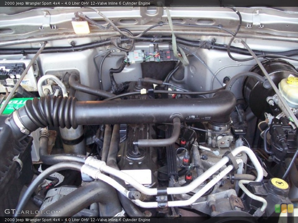 4.0 Liter OHV 12-Valve Inline 6 Cylinder Engine for the 2000 Jeep Wrangler #63123650