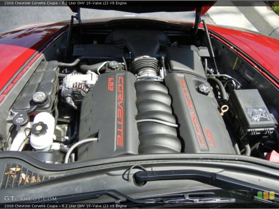 6.2 Liter OHV 16-Valve LS3 V8 Engine for the 2009 Chevrolet Corvette #63123701