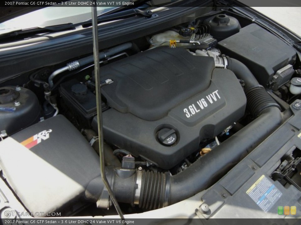 3.6 Liter DOHC 24 Valve VVT V6 Engine for the 2007 Pontiac G6 #63124250