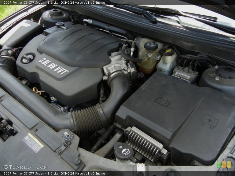 3.6 Liter DOHC 24 Valve VVT V6 Engine for the 2007 Pontiac G6 #63124259