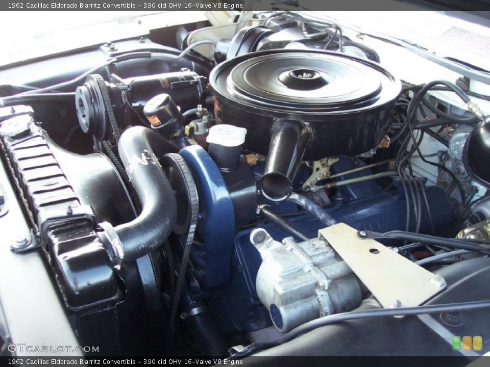 390 cid OHV 16-Valve V8 Engine for the 1962 Cadillac Eldorado #63124499
