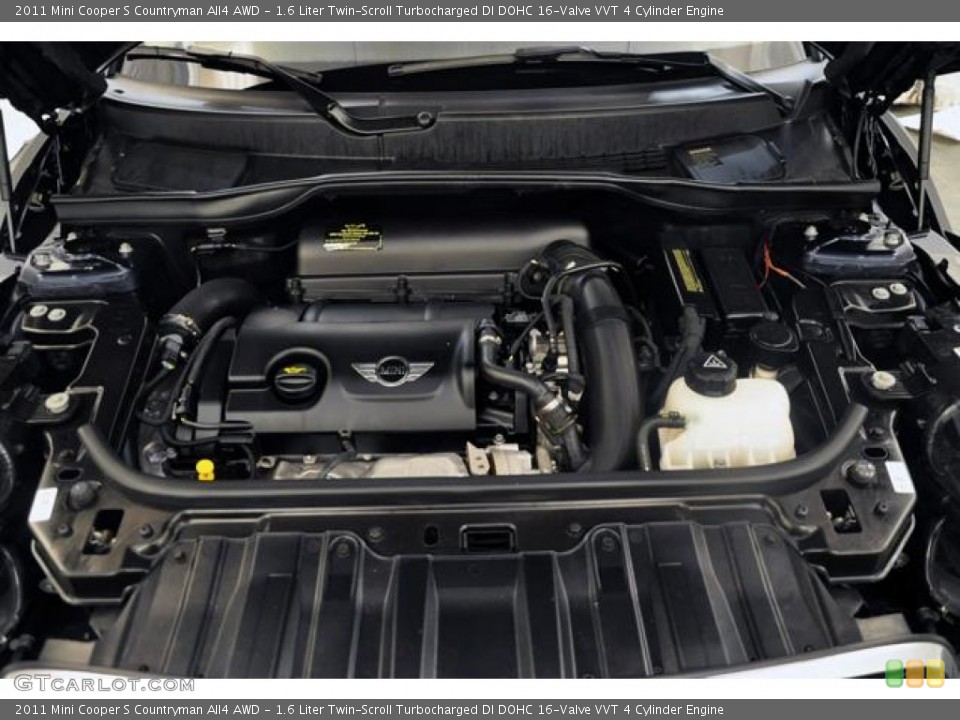 1.6 Liter Twin-Scroll Turbocharged DI DOHC 16-Valve VVT 4 Cylinder Engine for the 2011 Mini Cooper #63128285