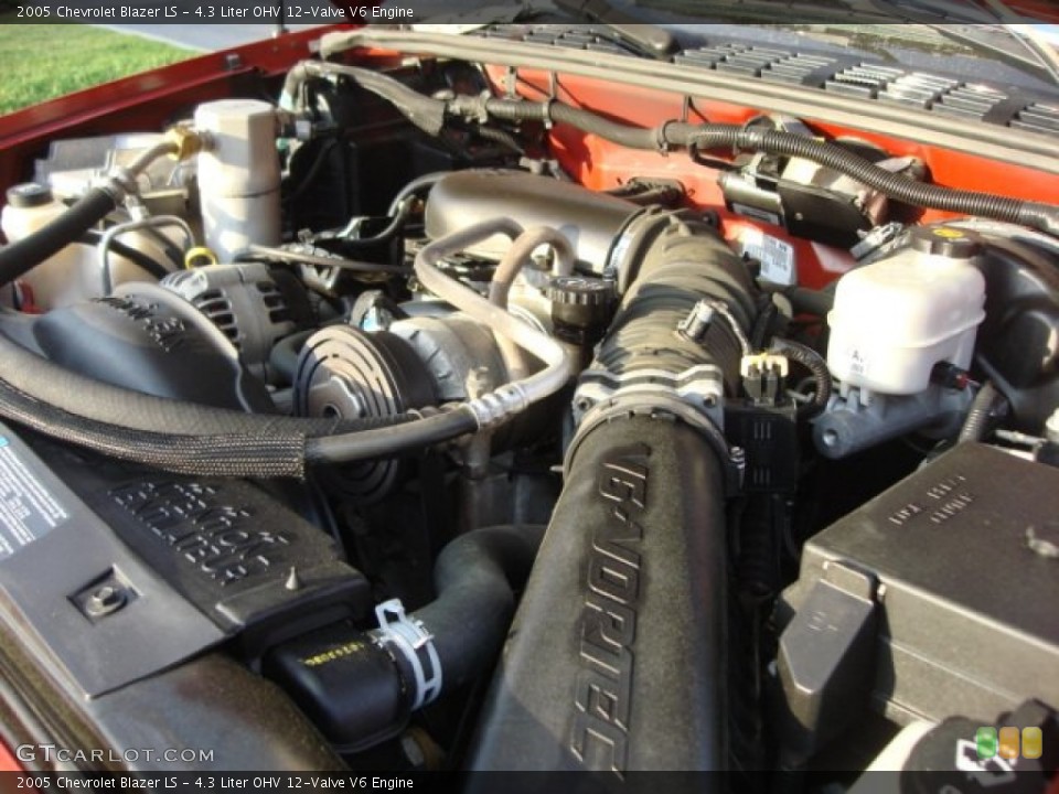4.3 Liter OHV 12-Valve V6 Engine for the 2005 Chevrolet Blazer #63132515