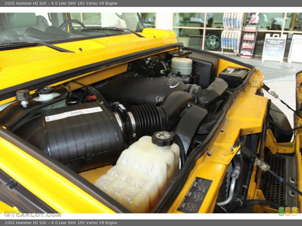 6.0 Liter OHV 16V Vortec V8 Engine for the 2003 Hummer H2 #63135322