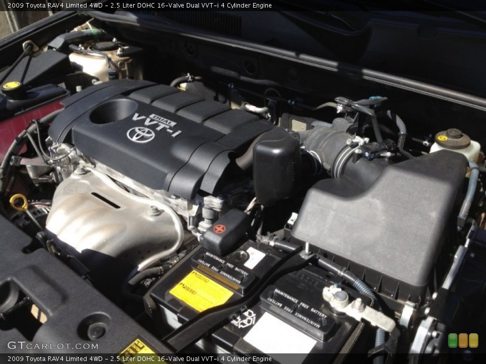 2.5 Liter DOHC 16-Valve Dual VVT-i 4 Cylinder Engine for the 2009 Toyota RAV4 #63137164
