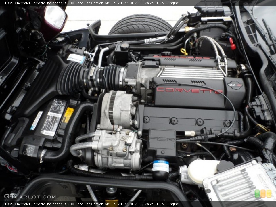 5.7 Liter OHV 16-Valve LT1 V8 Engine for the 1995 Chevrolet Corvette #63140551