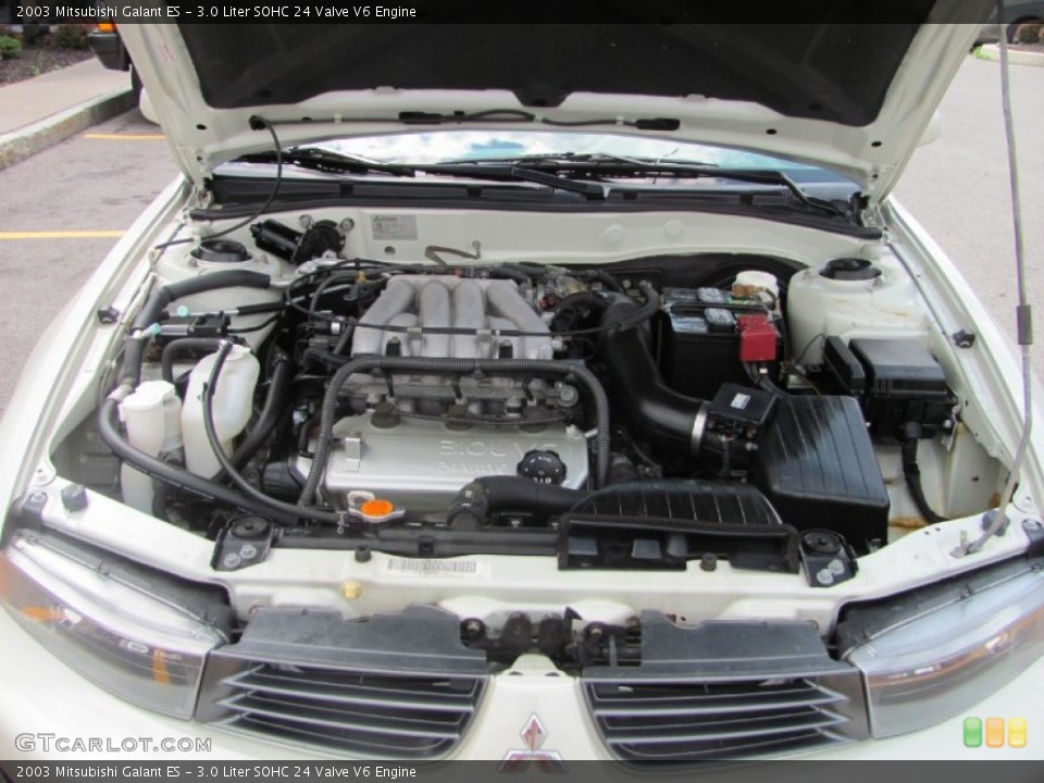 3.0 Liter SOHC 24 Valve V6 2003 Mitsubishi Galant Engine