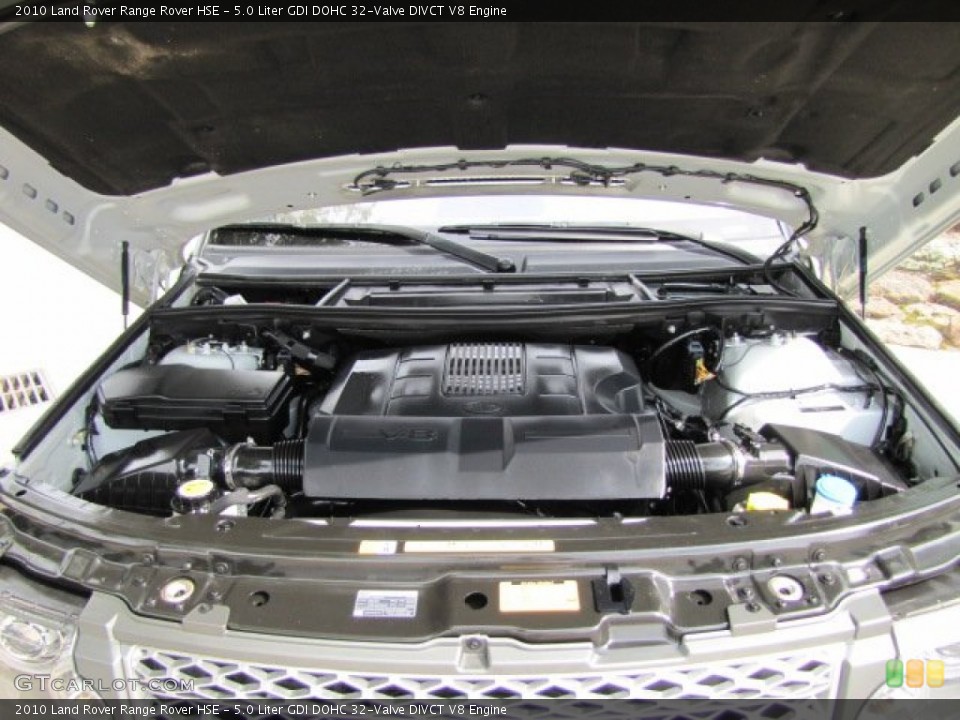 5.0 Liter GDI DOHC 32-Valve DIVCT V8 Engine for the 2010 Land Rover Range Rover #63152941