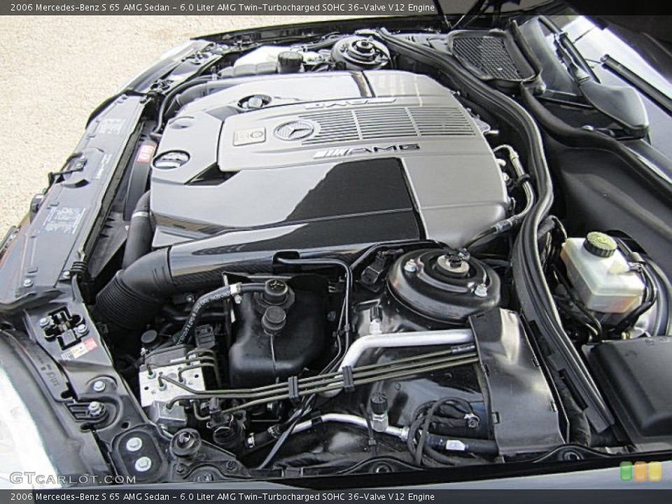6.0 Liter AMG Twin-Turbocharged SOHC 36-Valve V12 Engine for the 2006 Mercedes-Benz S #63202737