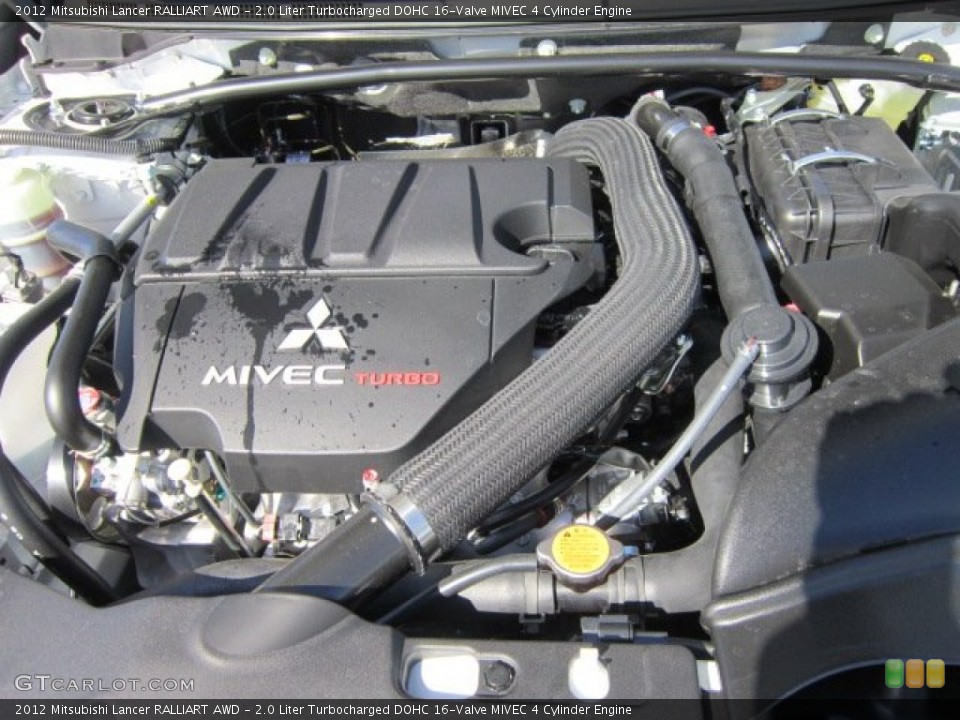 2.0 Liter Turbocharged DOHC 16-Valve MIVEC 4 Cylinder Engine for the 2012 Mitsubishi Lancer #63205812