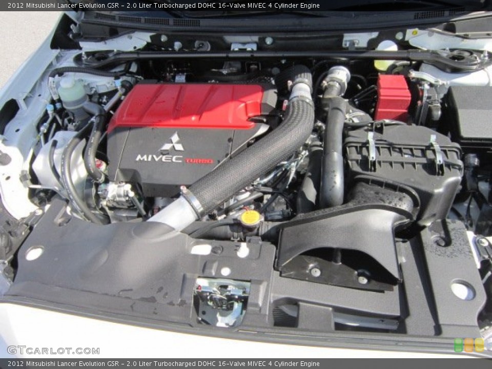 2.0 Liter Turbocharged DOHC 16-Valve MIVEC 4 Cylinder Engine for the 2012 Mitsubishi Lancer Evolution #63206781