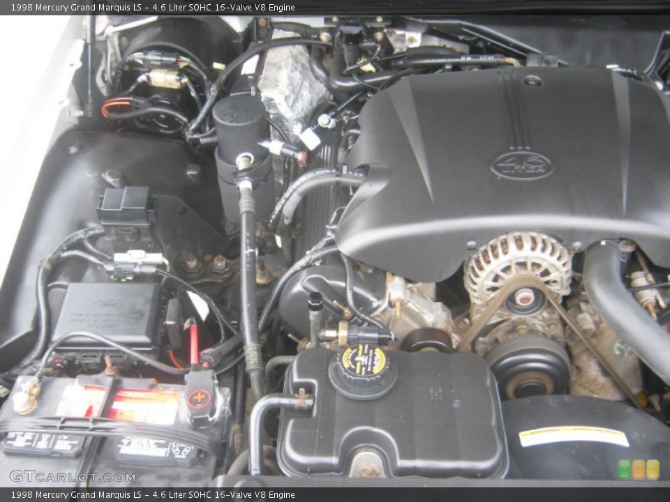 4.6 Liter SOHC 16-Valve V8 Engine for the 1998 Mercury Grand Marquis #63207720