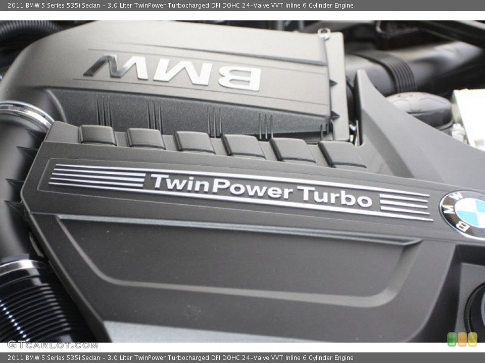 3.0 Liter TwinPower Turbocharged DFI DOHC 24-Valve VVT Inline 6 Cylinder Engine for the 2011 BMW 5 Series #63219819