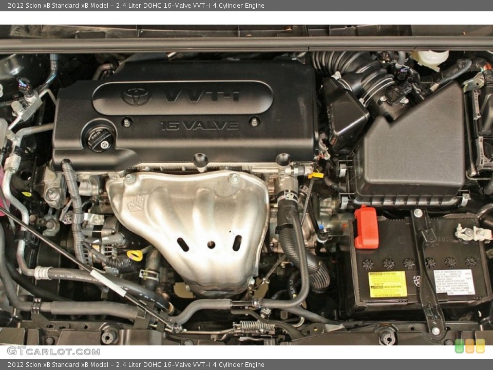2.4 Liter DOHC 16-Valve VVT-i 4 Cylinder Engine for the 2012 Scion xB #63237555