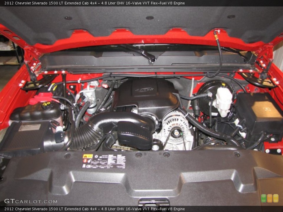 4.8 Liter OHV 16-Valve VVT Flex-Fuel V8 Engine for the 2012 Chevrolet Silverado 1500 #63258835