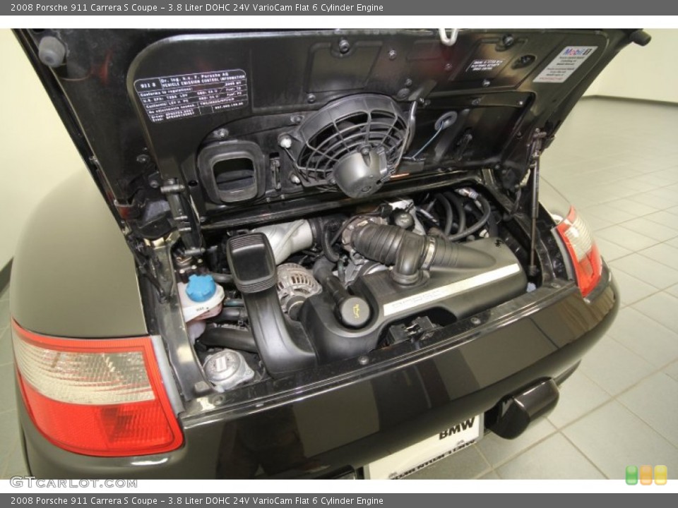 3.8 Liter DOHC 24V VarioCam Flat 6 Cylinder Engine for the 2008 Porsche 911 #63272290